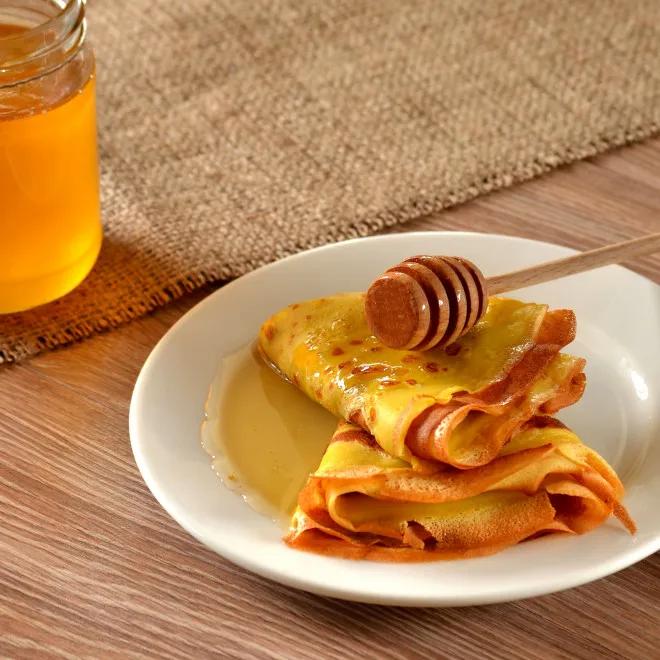 honey crepe