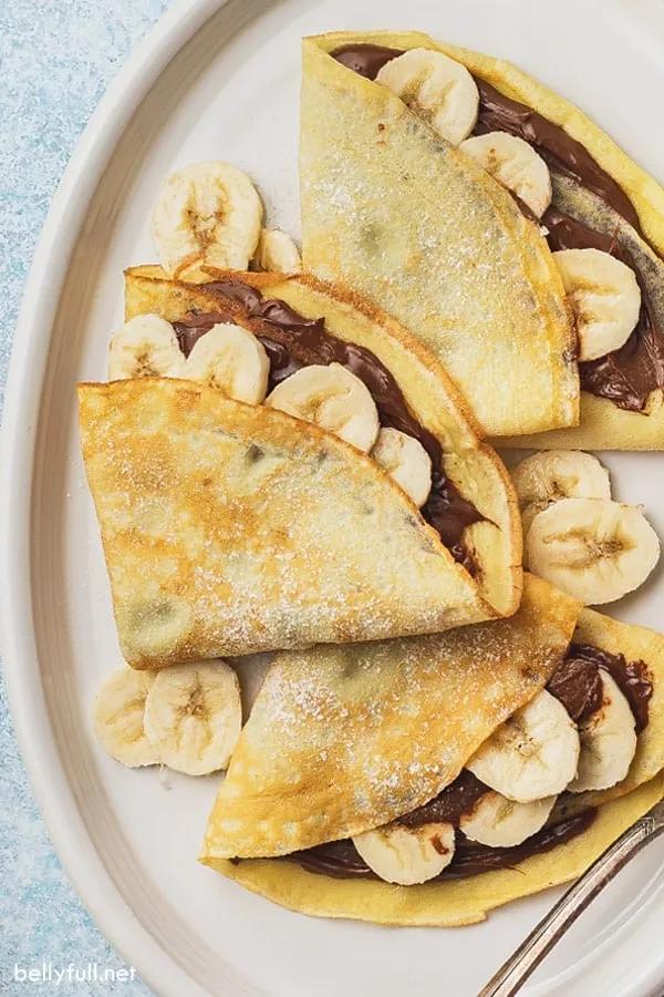 Nutella Banana Crepe