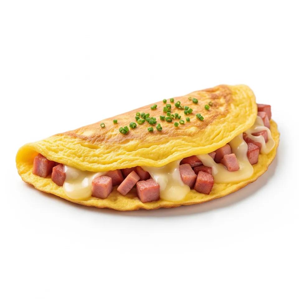 Omelette Viande, Fromage