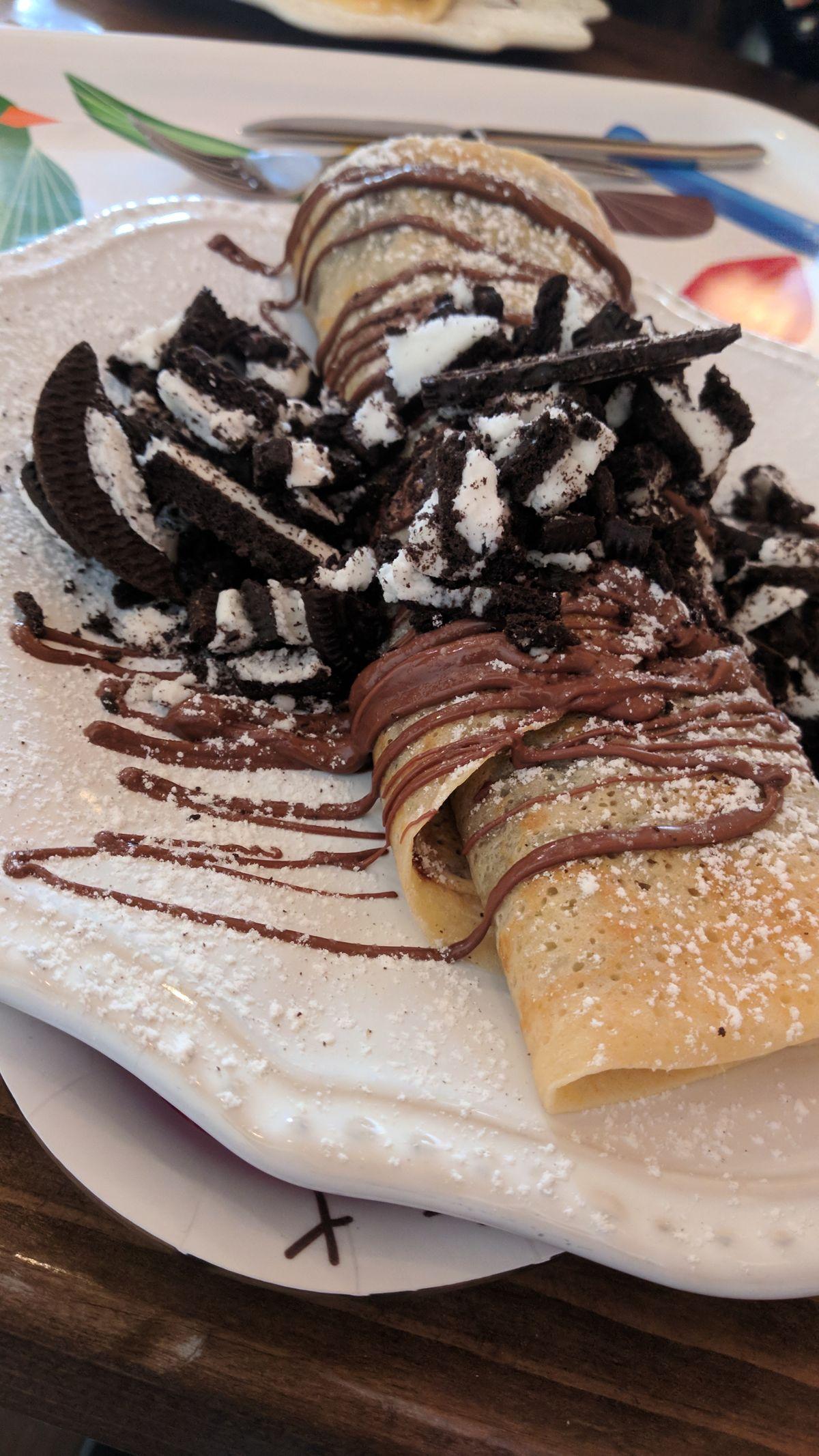 Crêpe Nutella Oreo