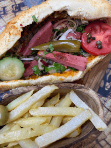 Sandwich Œuf Salami