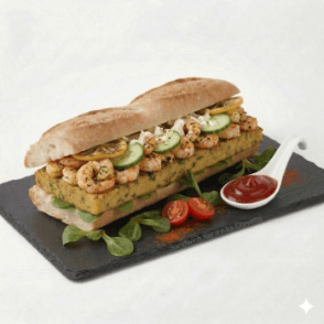 sandwich karantika Crevette