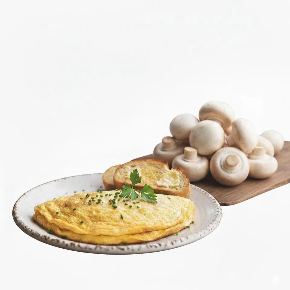 Omelette aux champignons