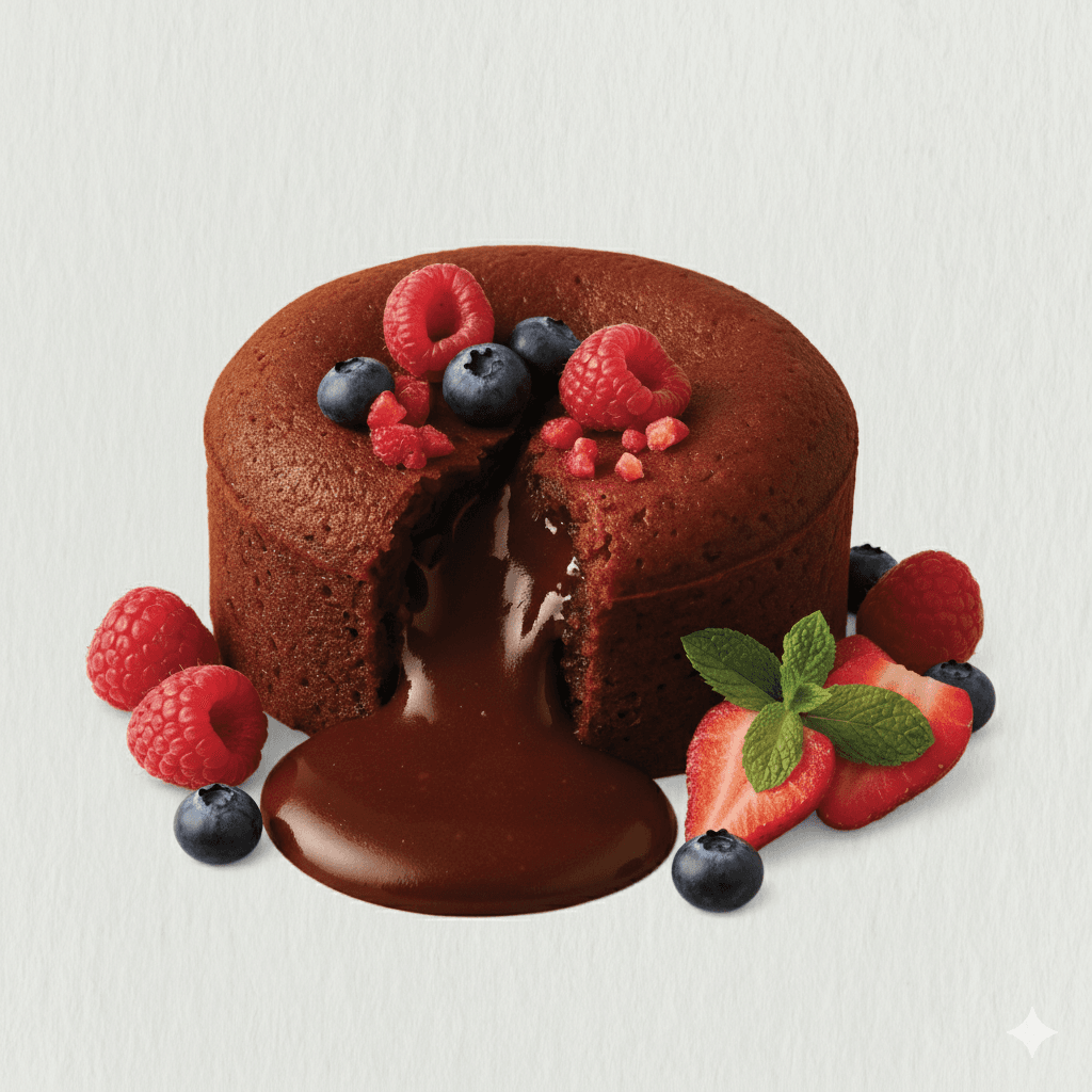 Fondant Chocolat et Fruits