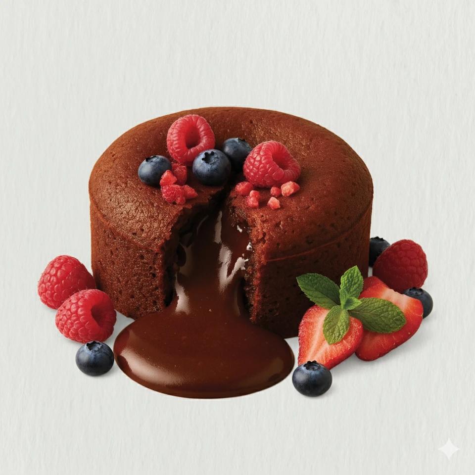 Fondant Chocolat et Fruits