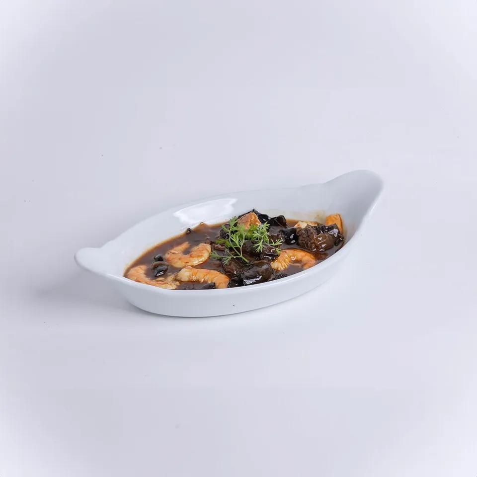 Plat Crevettes Morilles