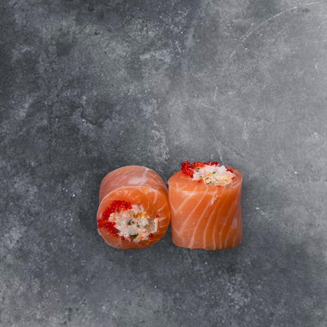 Spring Roll Saumon Tobiko