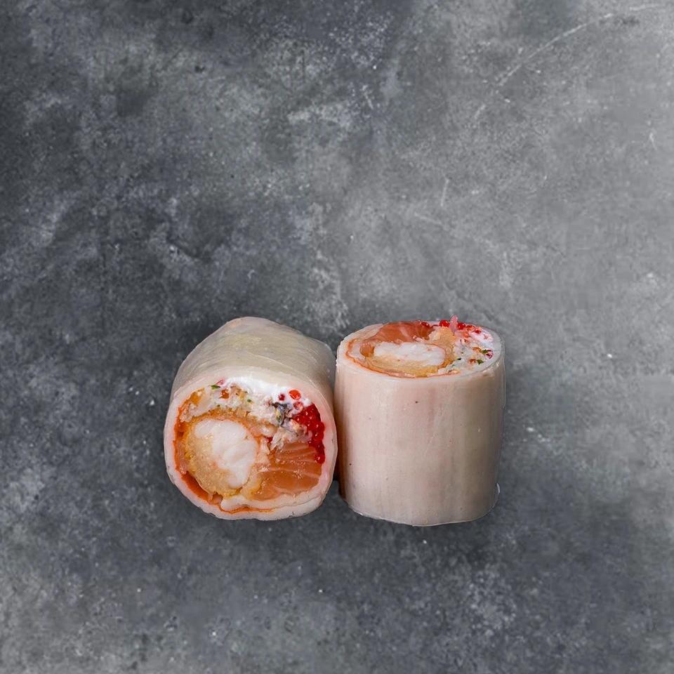 Spring Roll Saumon Crabe