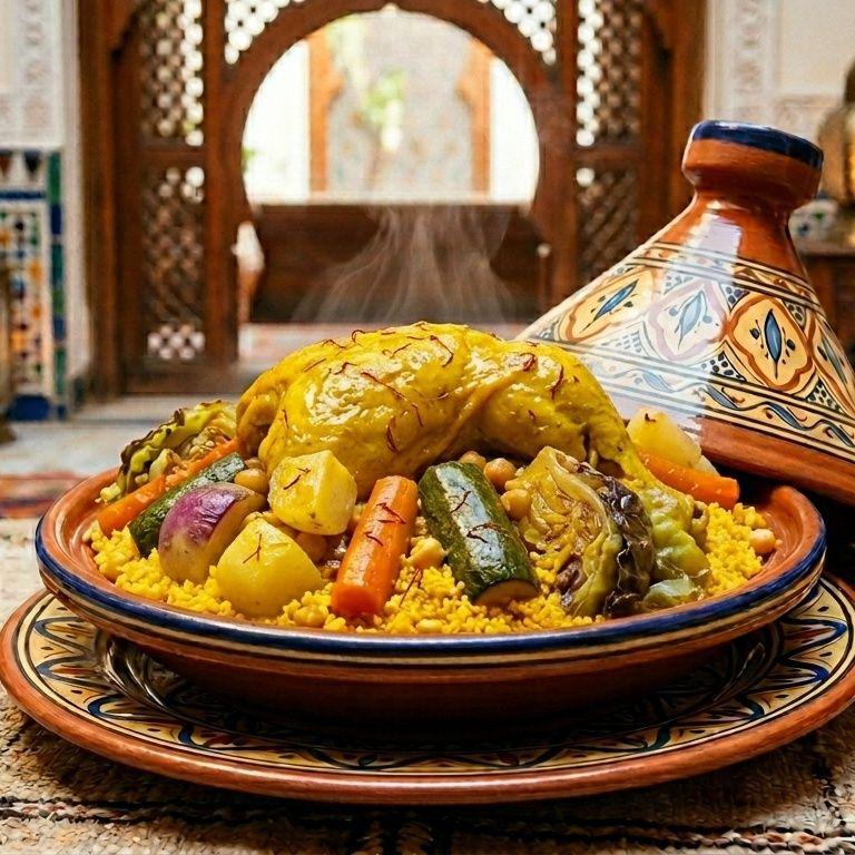 Couscous au poulet (chaque Vendredi)