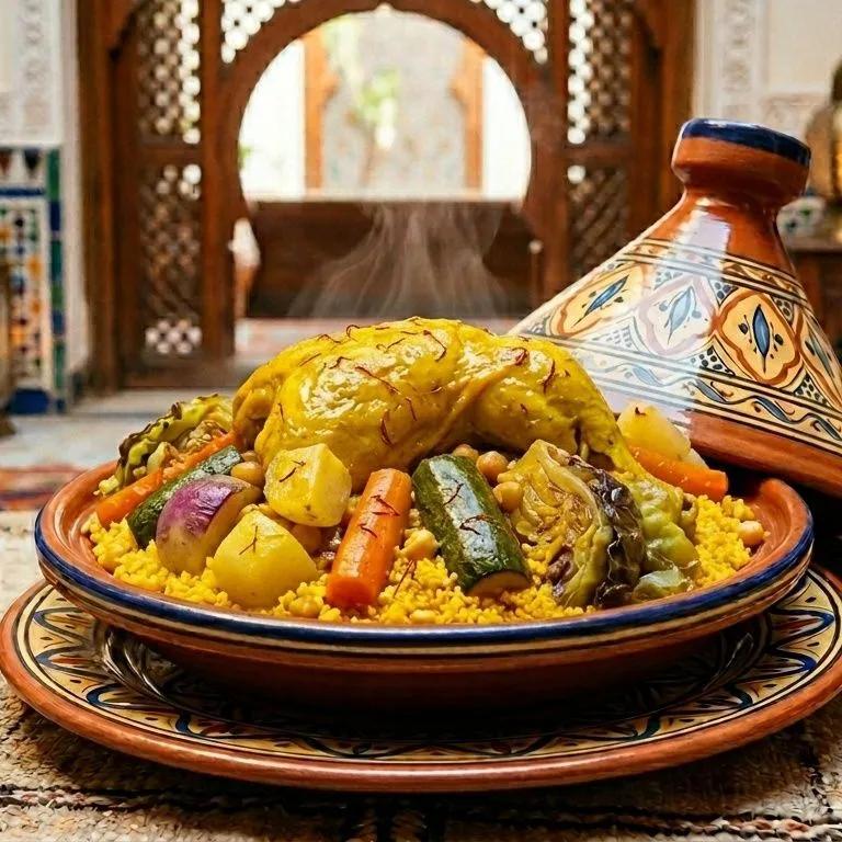 Couscous au poulet (chaque Vendredi)