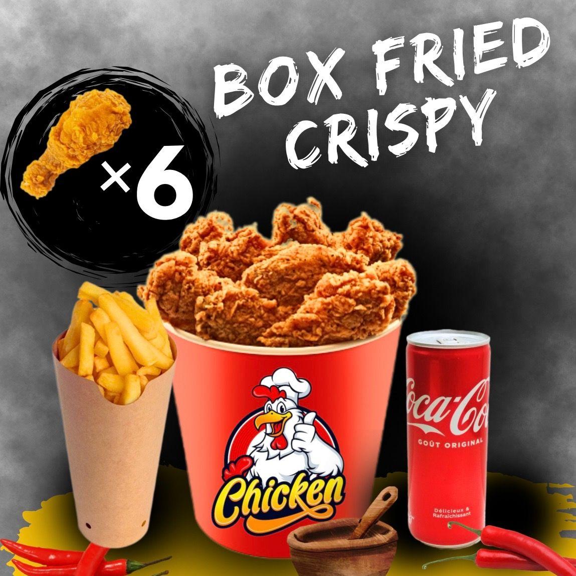 Box fried ( cuisse ) 6 pièces