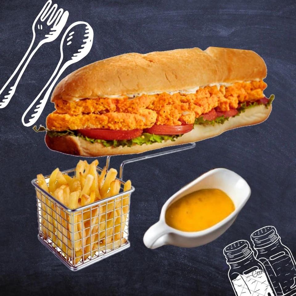 Sandwich poulet crispy