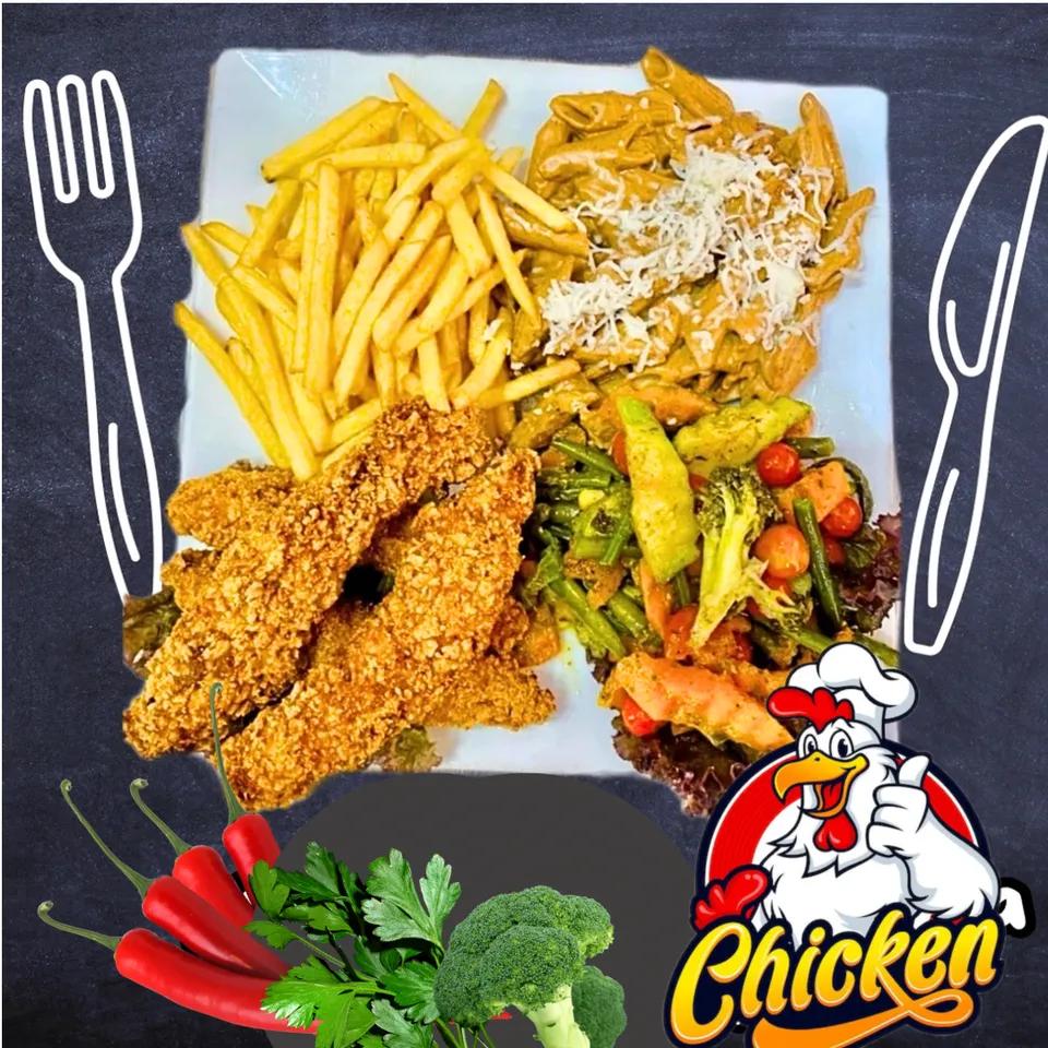 Plat Chicken légumes