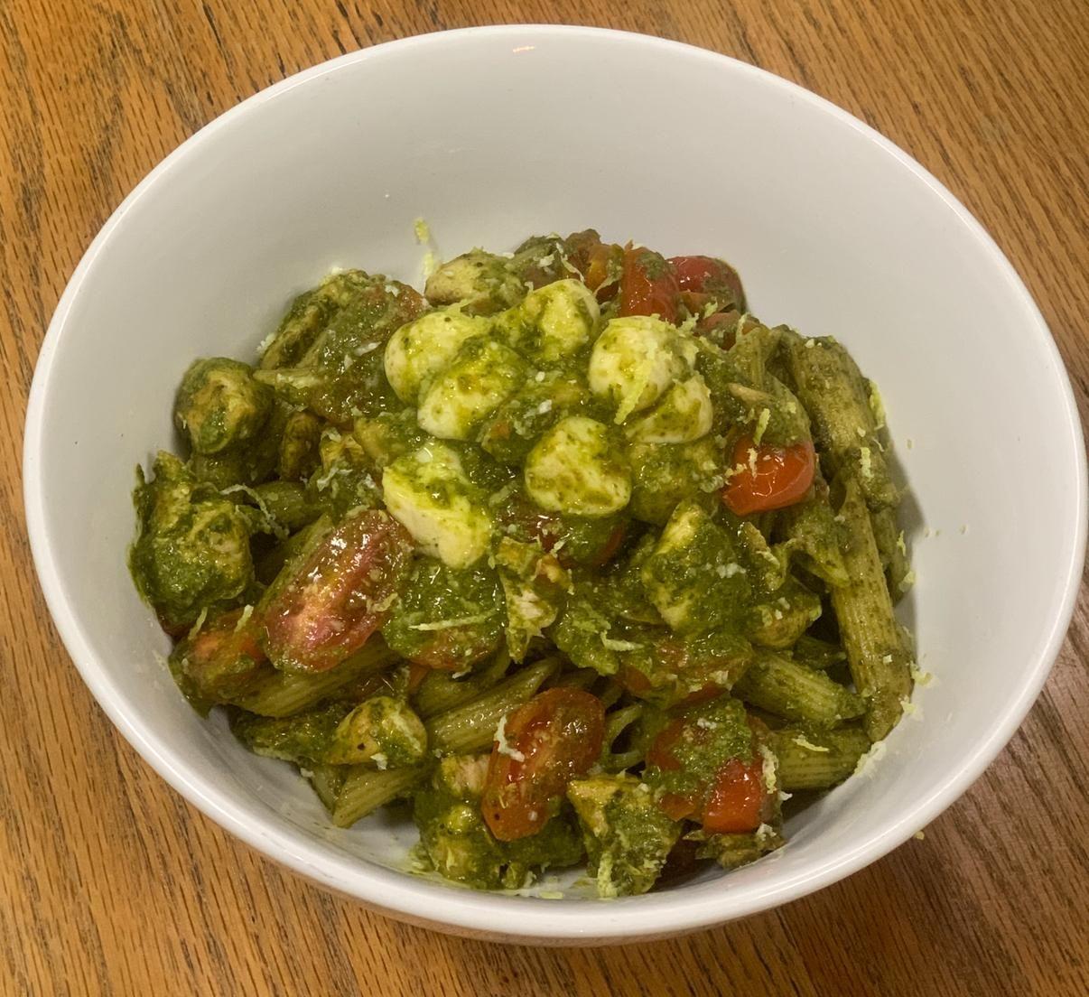 Chicken Caprese Pesto Penne
