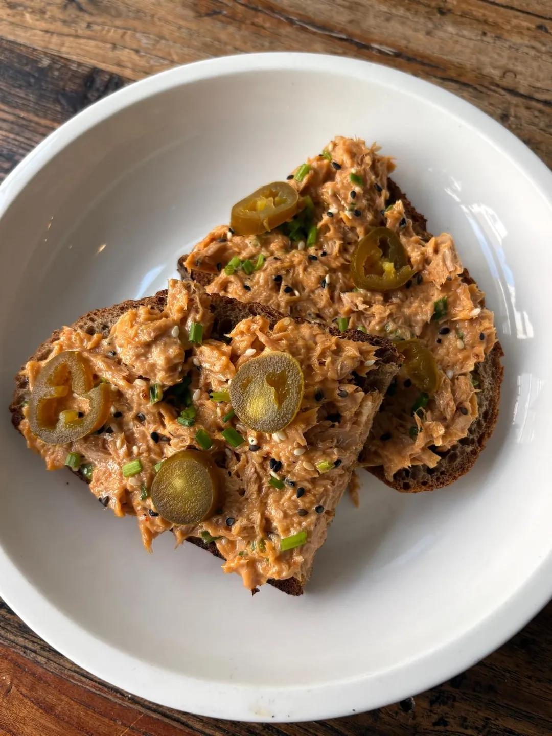 Spicy Tuna Toast