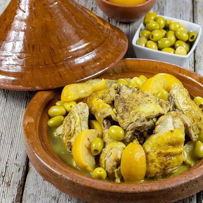Tajine De Poulet Au Citron
