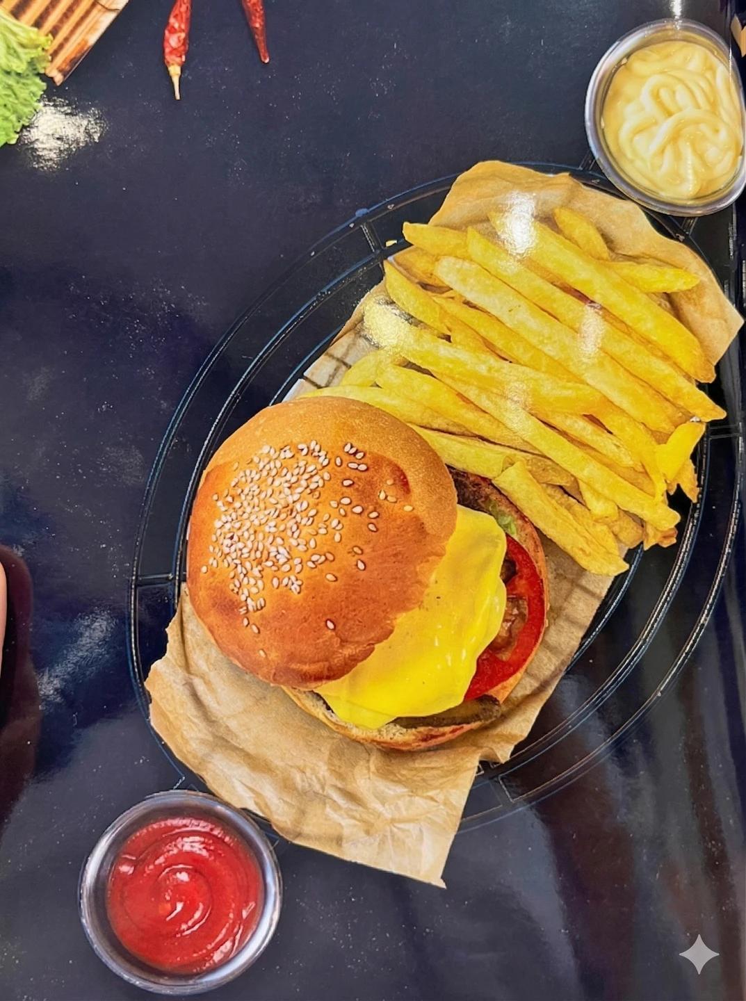 Casbah Cheese Burger