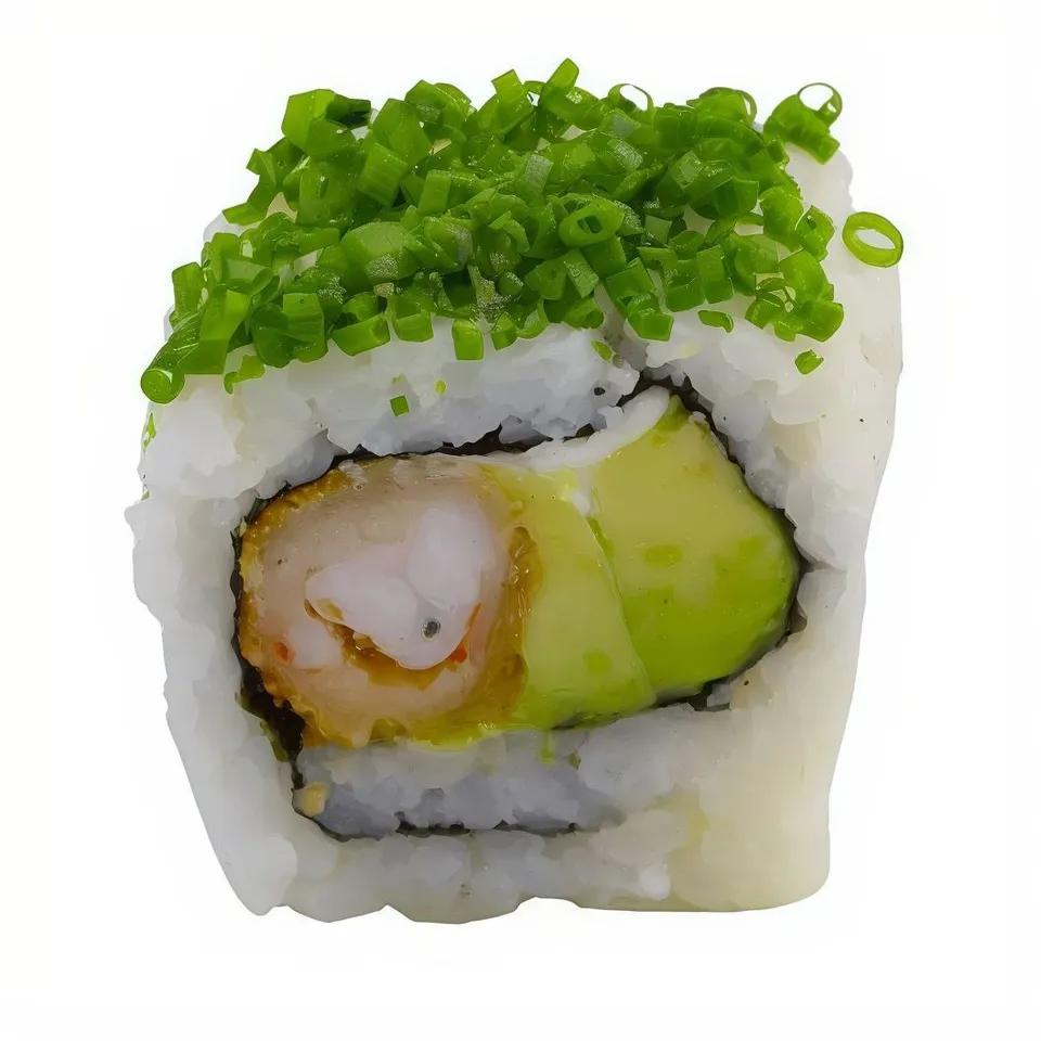 California,ebi,fry,crevette,avocat,ciboulette,
