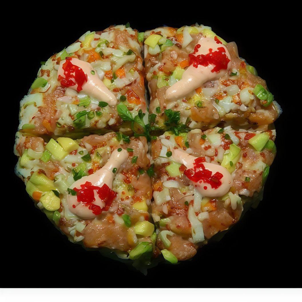 Pizza,crevette,8pc