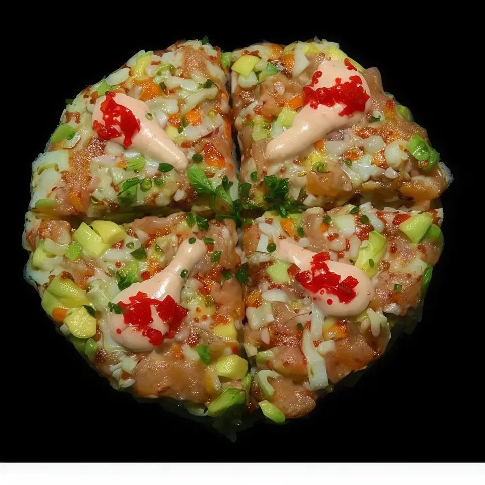 Pizza,crevette,8pc