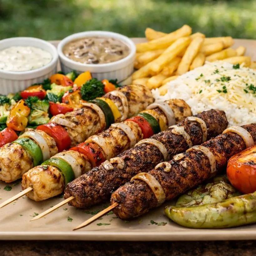 Brochettes Mixte Grillé london