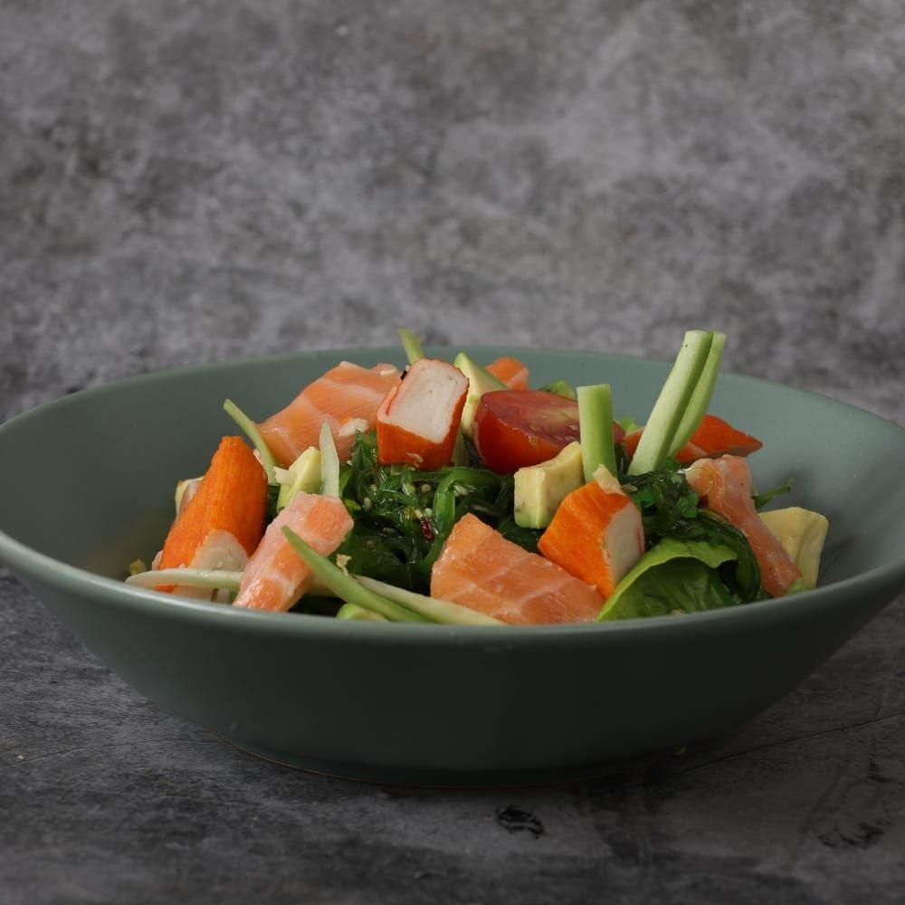 Salade Saumon Wakamé