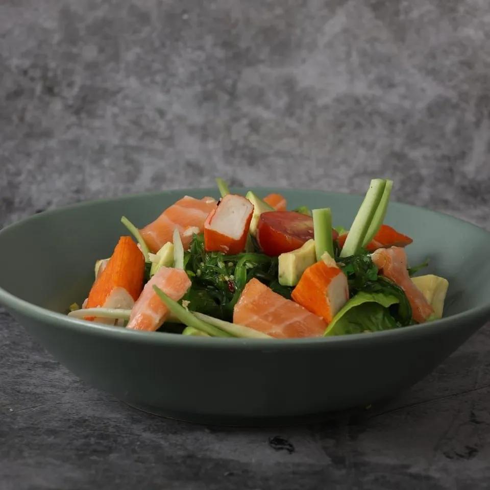 Salade Saumon Wakamé