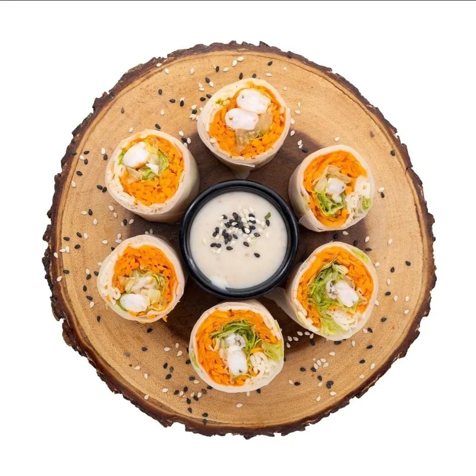Rouleau De Printemps Saumon (6 Pièces)