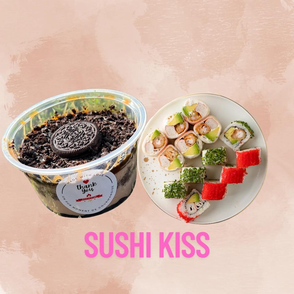 Combo Sushikiss (Oreo Caramel Cake)