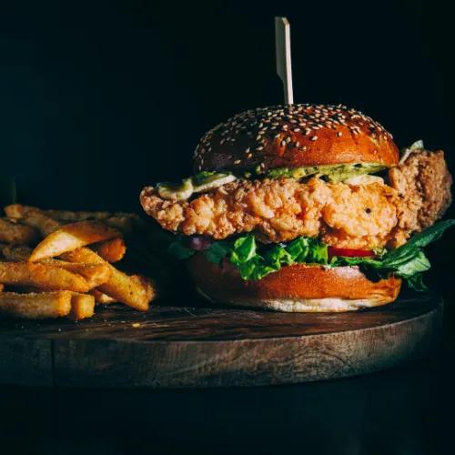 Menu Chicken Crispy Burger