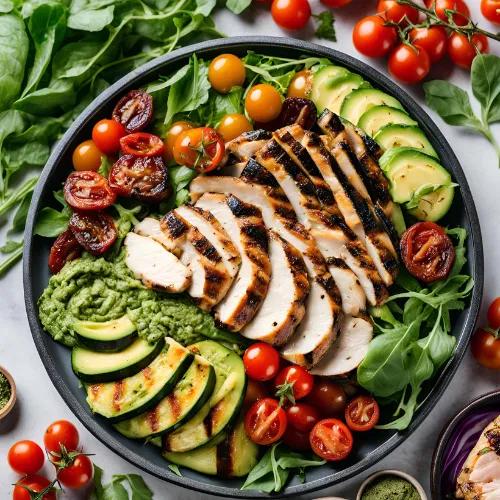 Salade Bowl Avocado & Légumes Grillés