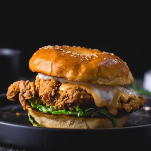 Poulet Crispy Burger (Corée)