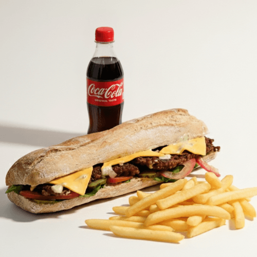 Menu Sandwich Viande Hachée Lazeez