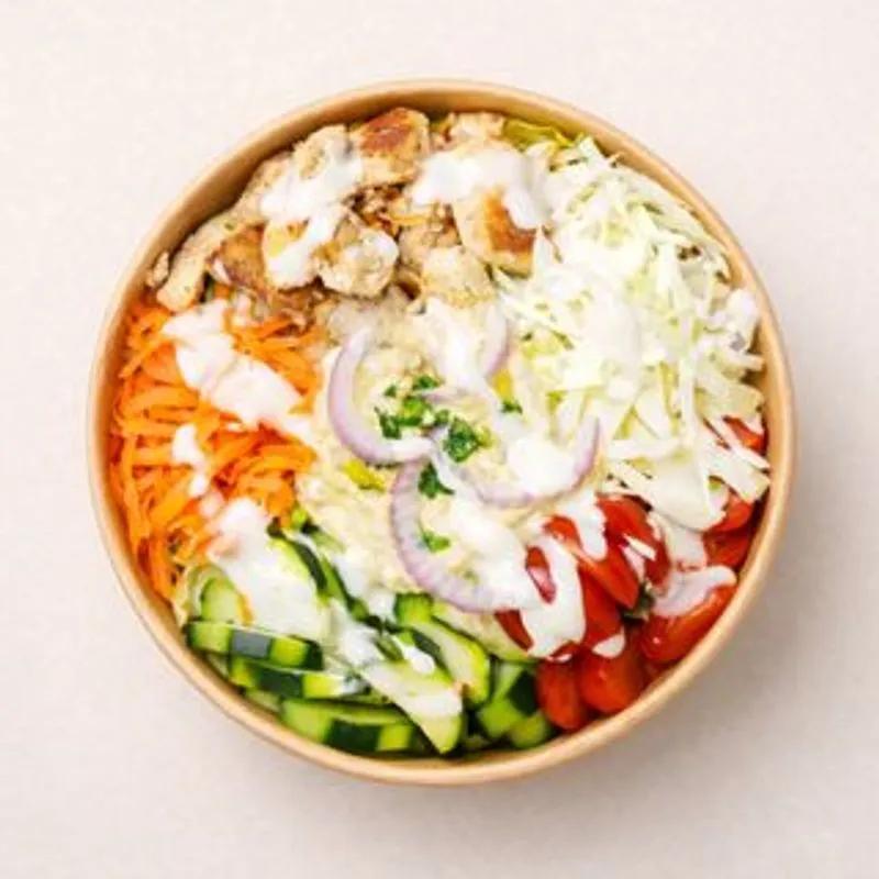 Chicken Hummus Salad