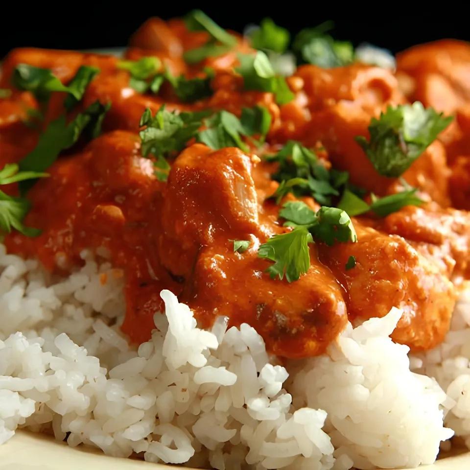 Riz Sauce tomate au Poulet