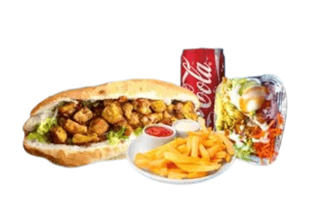 Sandwich Dinde + Salade + Frites + Boisson