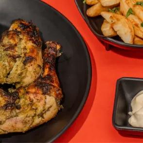 1/4 de Poulet Braisé