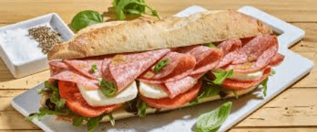 Sandwich Salami Fromage Boeuf