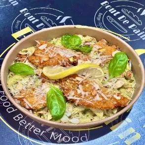 Pâtes Poulet Pesto