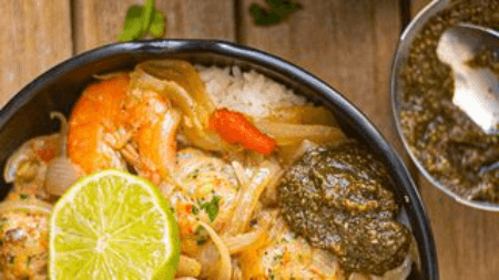 Yassa Poisson & Crevette