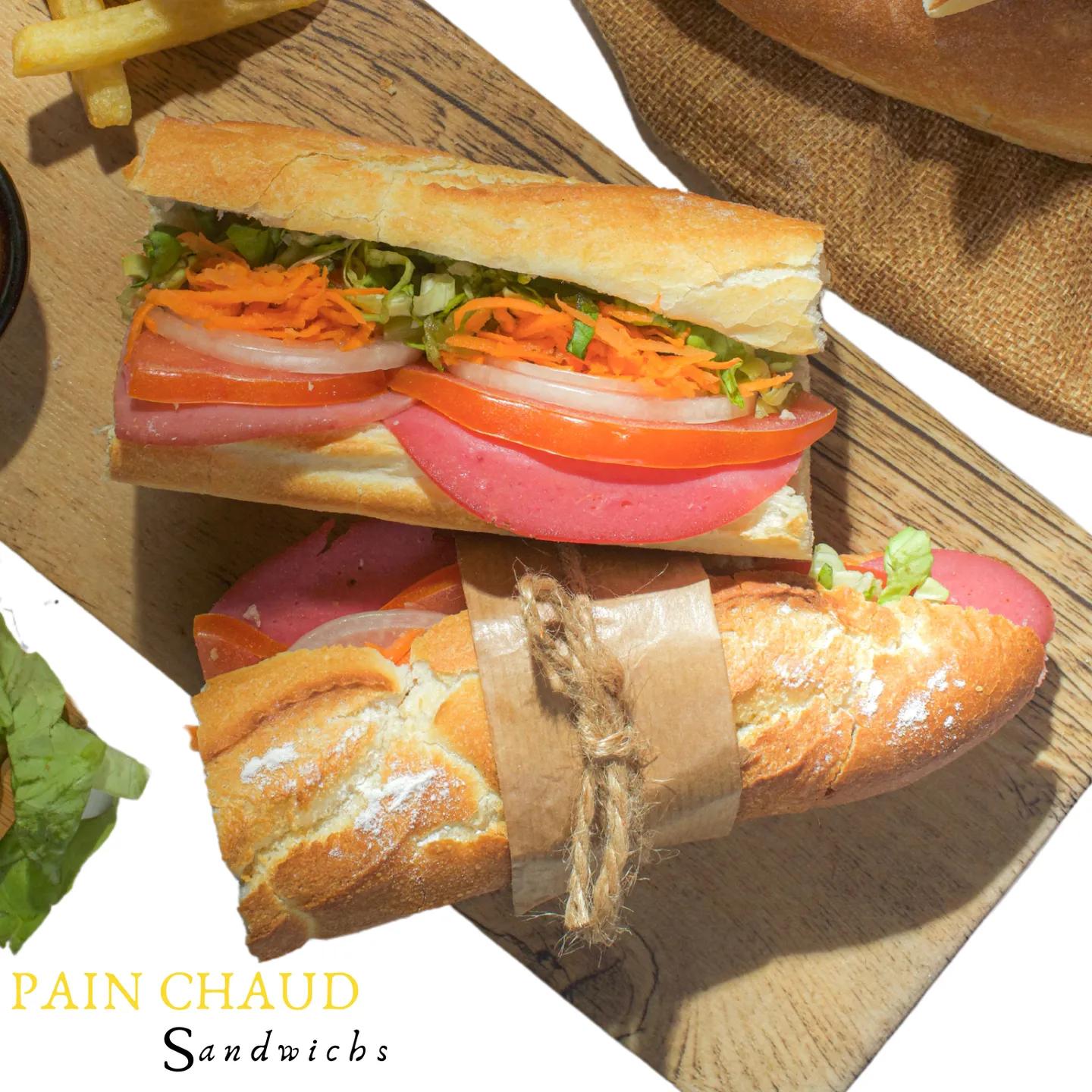 Sandwich Tortilla Pain Chaud