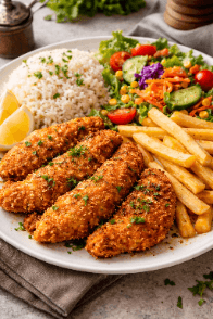 Plat Escalope Panée