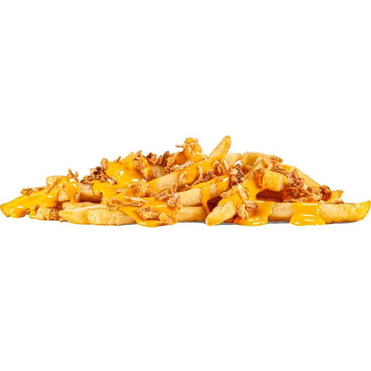 Tray of Cheesy Chicken Fries