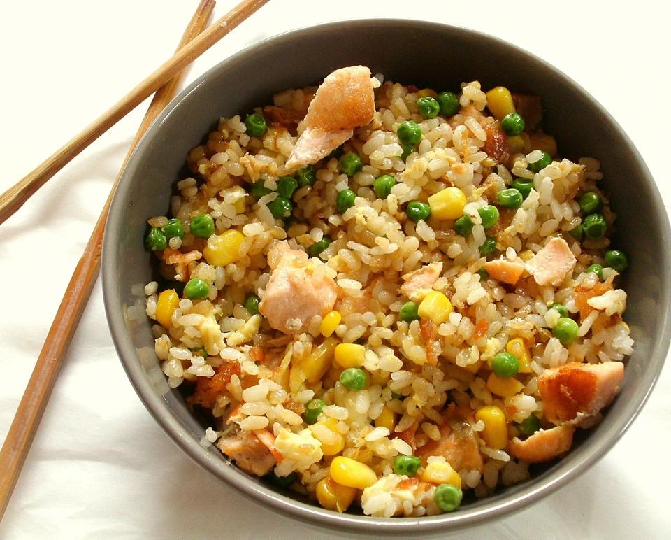 Riz Cantonais Saumon