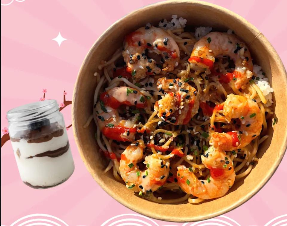 Menu Grill Ebi Bop (Coca & Tiramisu)