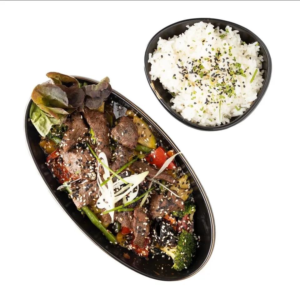 Plat Thaï Bœuf (Accompagné De Riz)