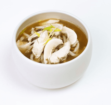 Soupe aux nouilles udon poulet