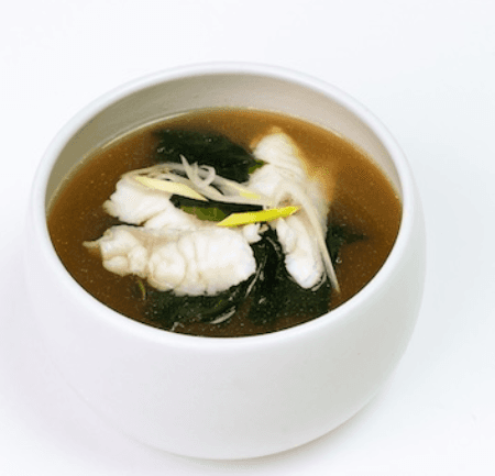 Soupe miso au poisson