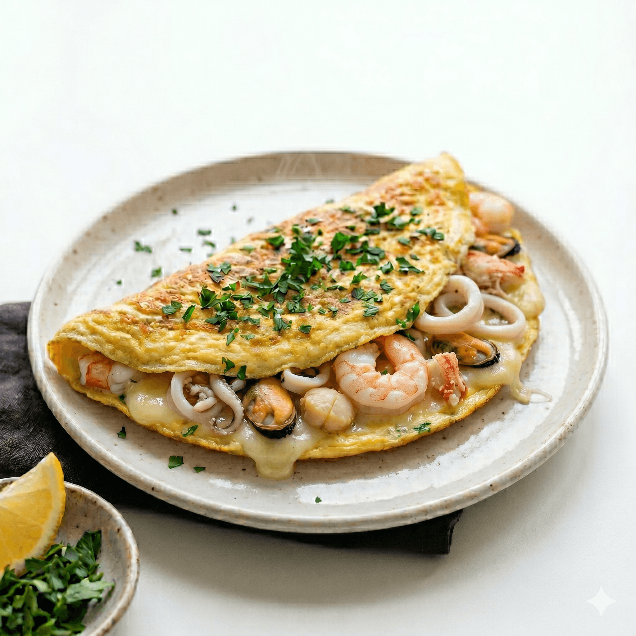 Omelette Au Fruit De Mer
