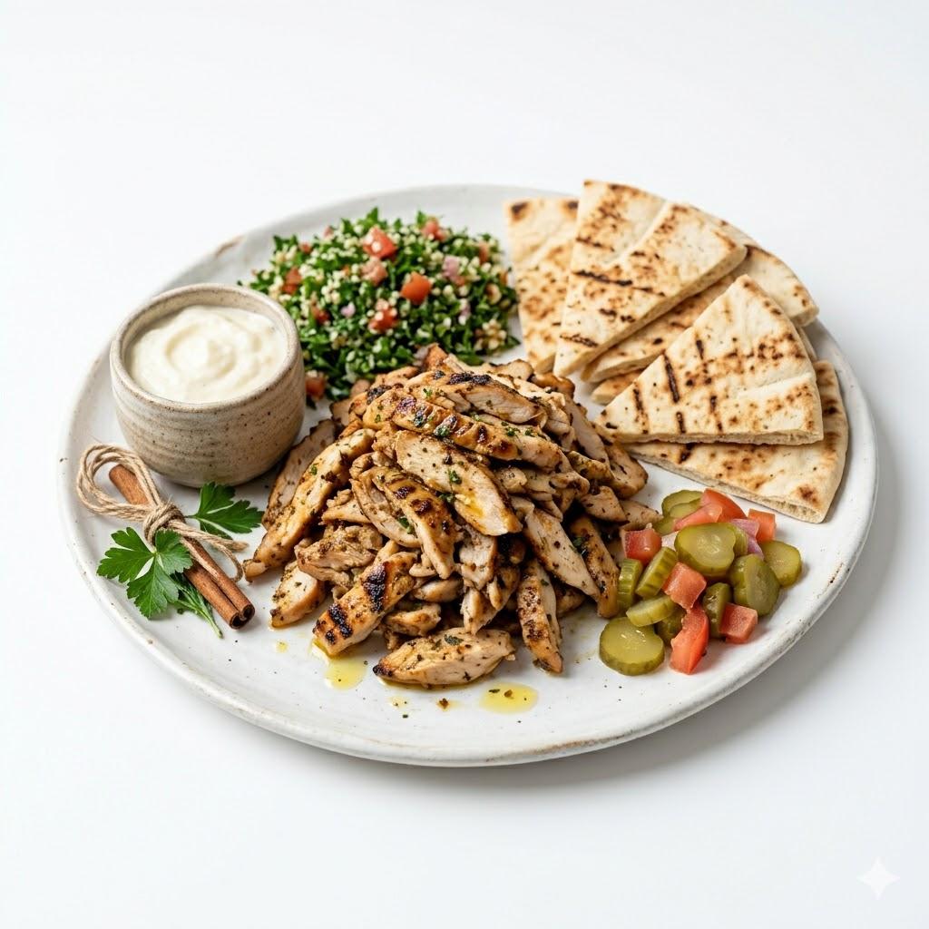 Plat Shawarma Arabe